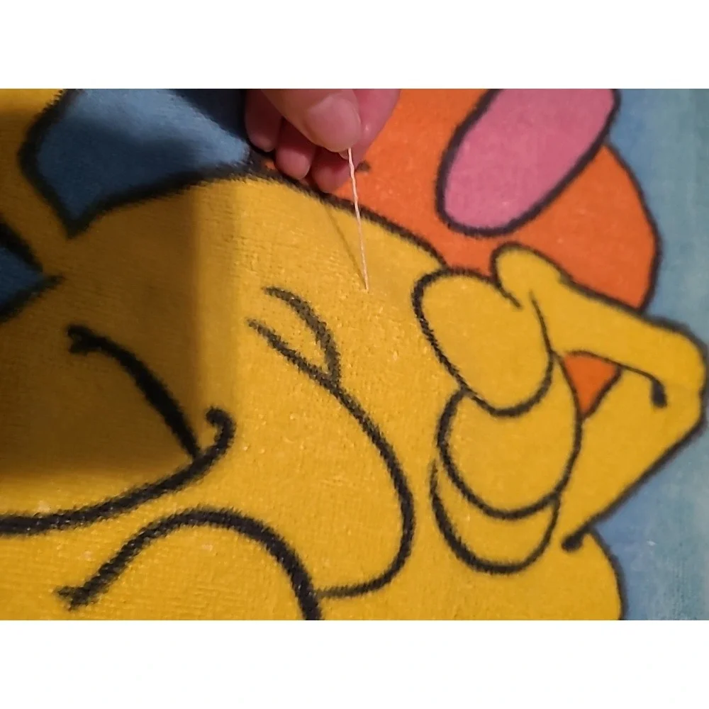 Rare Vintage Grimmy by Mike Peter's‎ 1989 Beach Towel MGM Long Time No Sea